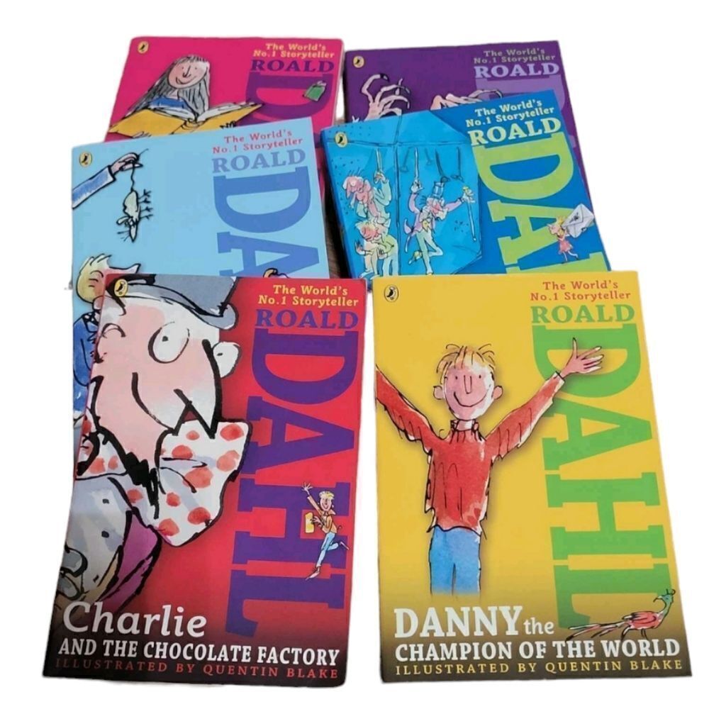 Set of 6 Ronald Dahl books